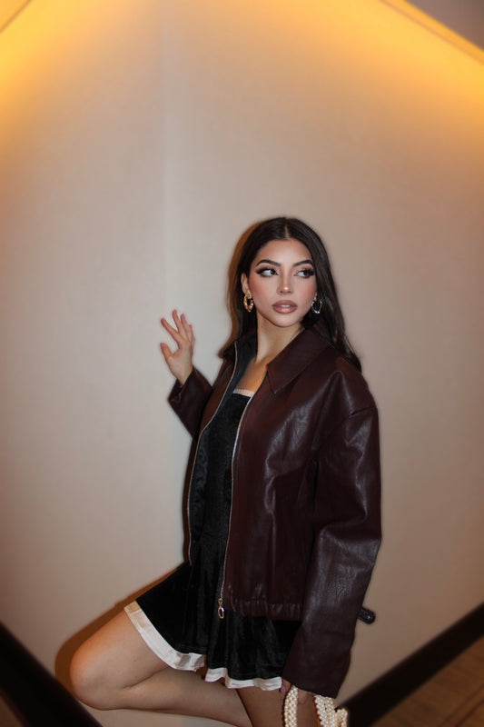 Mara faux leather jacket